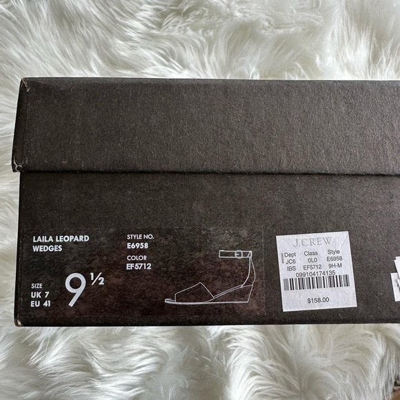 J Crew Lailia Wedge Heel Sandal-EUC - Picture 8 of 11
